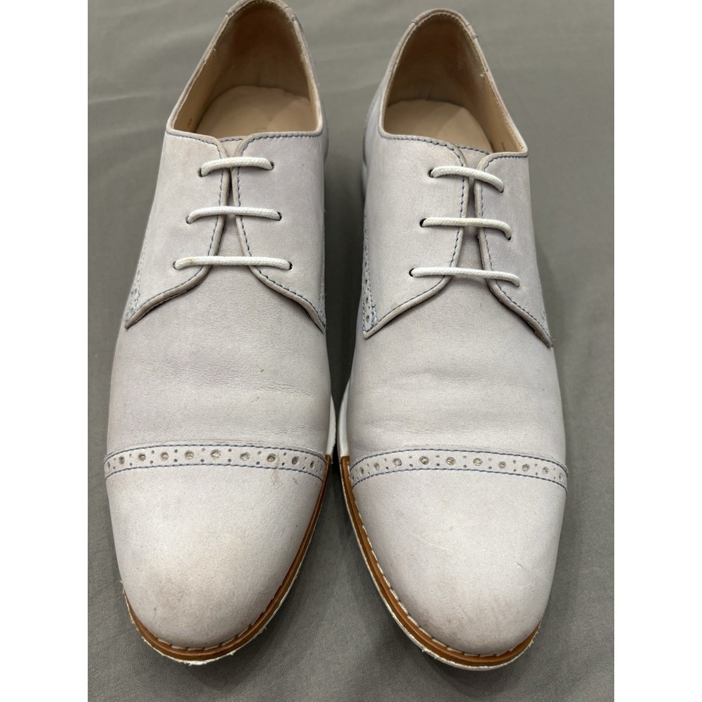 Cole Haan Women's Shoes Gramercy Cap-Toe Oxford in Light Gray 9B D41116